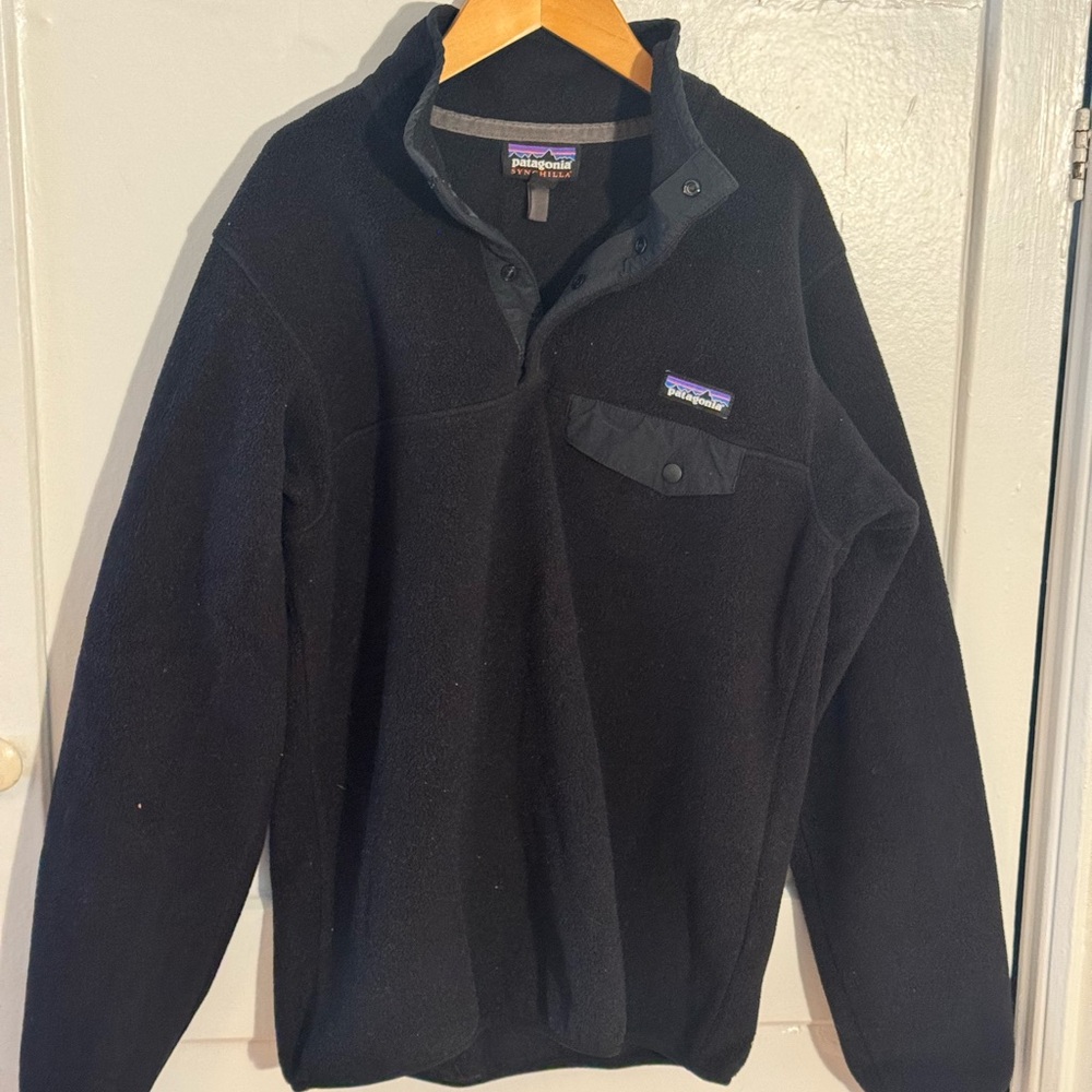 Patagonia Synchilla Black Fleece Jacket